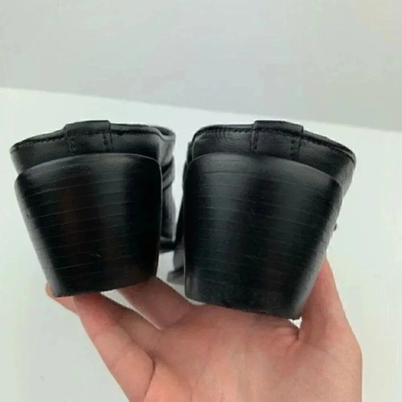 Charlie 1 horse mules 6 36.5 black leather holster western clogs - Picture 4 of 8